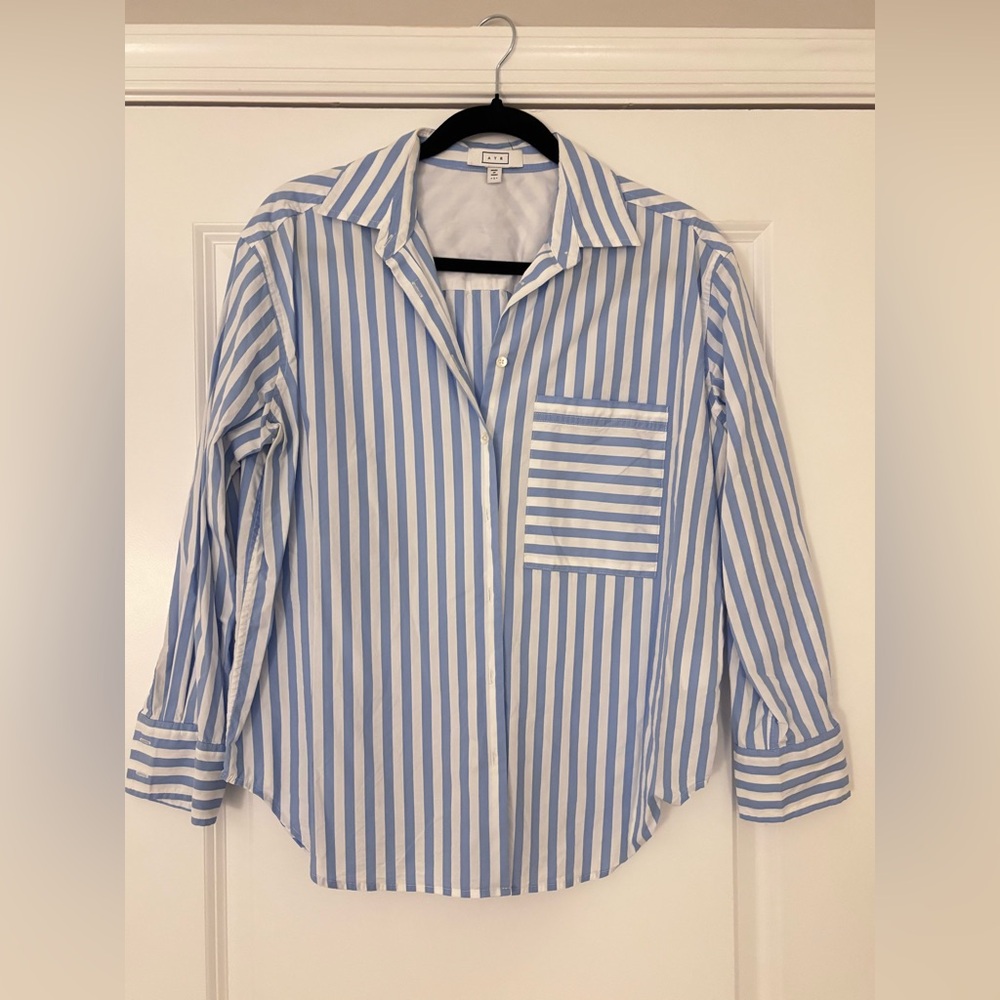 AYR - The Deep End: Light Blue and White Shirt